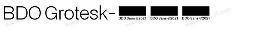 BDO Grotesk字体转换
